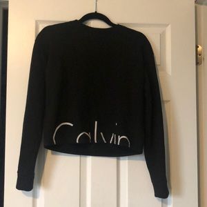 CALVIN KLEIN CROPPED SWEATSHIRT